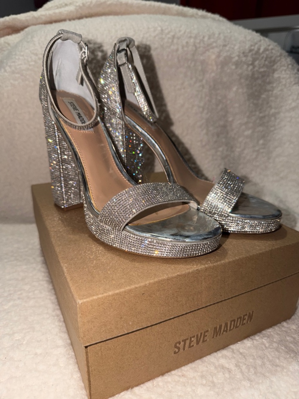 Steve Madden Entourage Rhinestone Heels - Picture 2 of 6